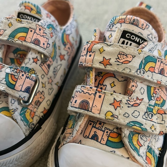 Converse Baby All Star Velcro Sneakers 4 - Picture 1 of 11